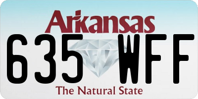 AR license plate 635WFF