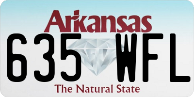 AR license plate 635WFL