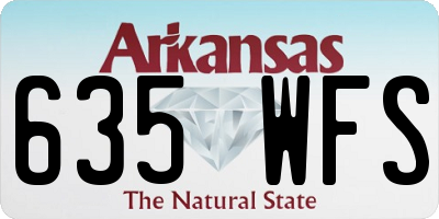 AR license plate 635WFS