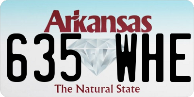 AR license plate 635WHE