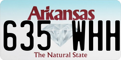 AR license plate 635WHH