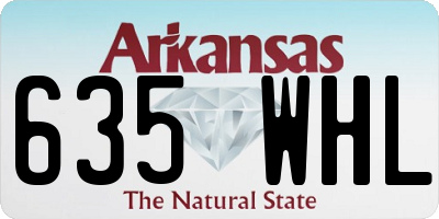 AR license plate 635WHL
