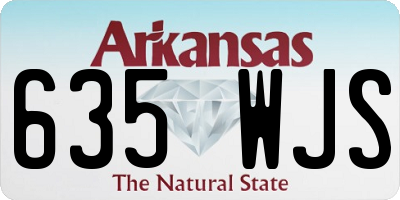 AR license plate 635WJS