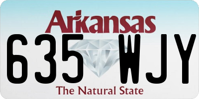 AR license plate 635WJY