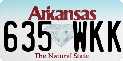 AR license plate 635WKK