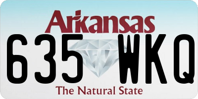 AR license plate 635WKQ