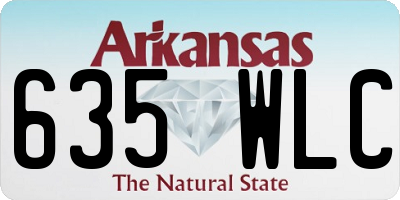 AR license plate 635WLC
