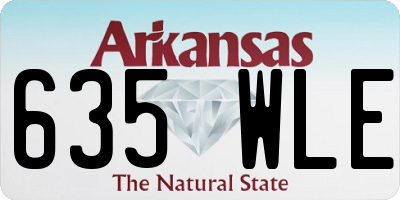 AR license plate 635WLE