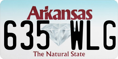 AR license plate 635WLG