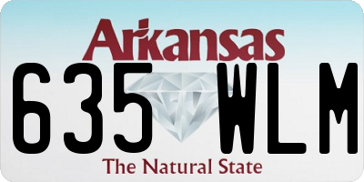 AR license plate 635WLM