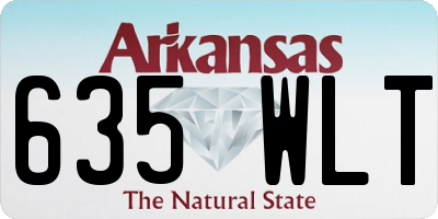 AR license plate 635WLT