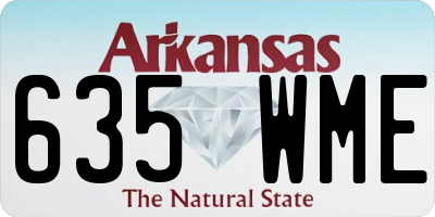 AR license plate 635WME