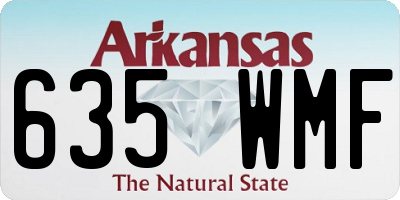AR license plate 635WMF