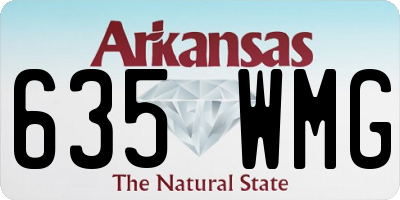 AR license plate 635WMG