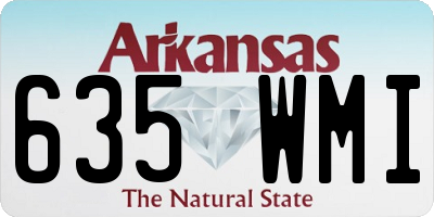 AR license plate 635WMI