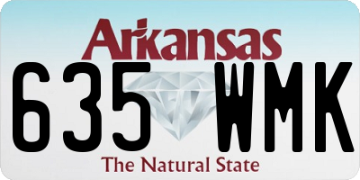 AR license plate 635WMK