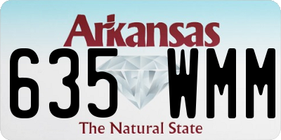 AR license plate 635WMM
