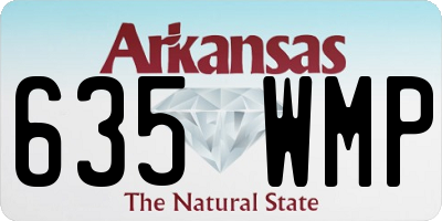 AR license plate 635WMP