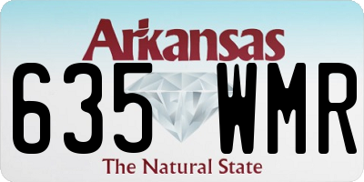AR license plate 635WMR