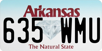 AR license plate 635WMU