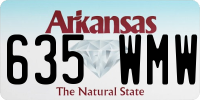 AR license plate 635WMW