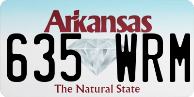 AR license plate 635WRM