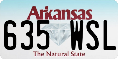 AR license plate 635WSL