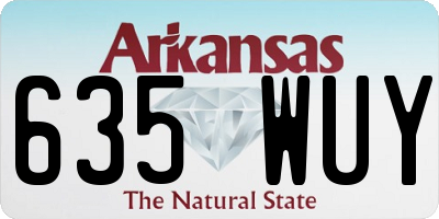 AR license plate 635WUY