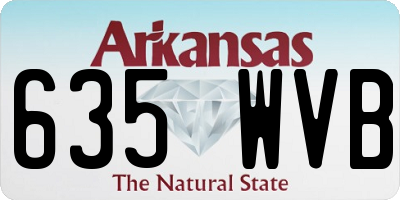 AR license plate 635WVB