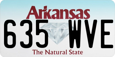 AR license plate 635WVE
