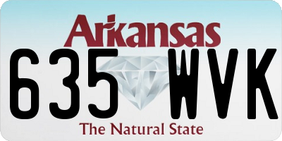 AR license plate 635WVK