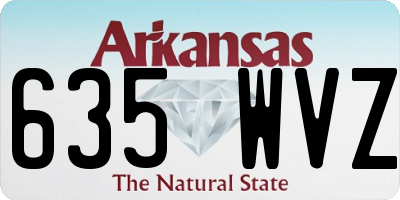 AR license plate 635WVZ