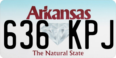 AR license plate 636KPJ