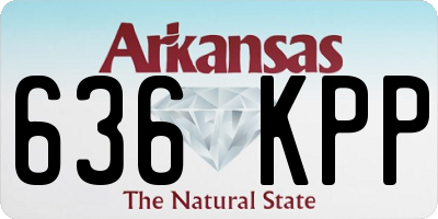 AR license plate 636KPP