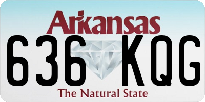 AR license plate 636KQG