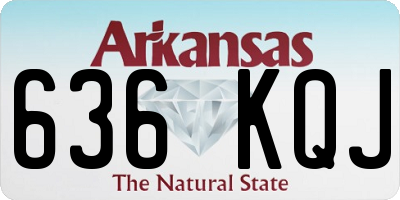 AR license plate 636KQJ