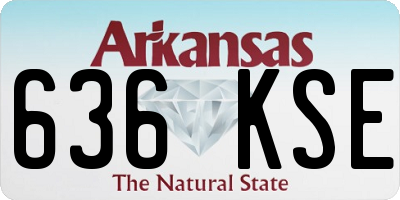 AR license plate 636KSE