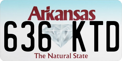 AR license plate 636KTD
