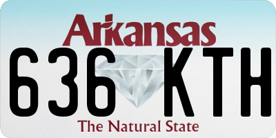 AR license plate 636KTH