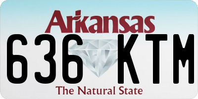 AR license plate 636KTM