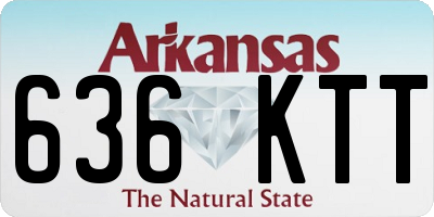 AR license plate 636KTT