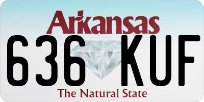 AR license plate 636KUF