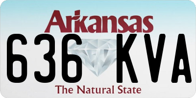 AR license plate 636KVA