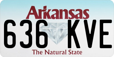 AR license plate 636KVE