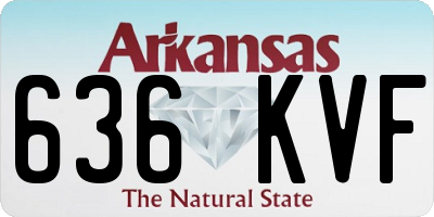 AR license plate 636KVF