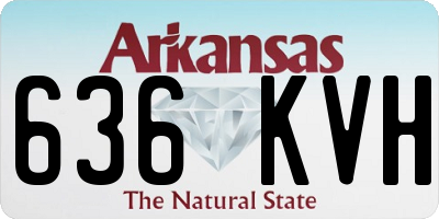 AR license plate 636KVH
