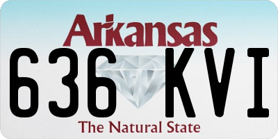 AR license plate 636KVI