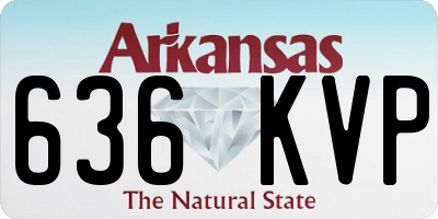 AR license plate 636KVP