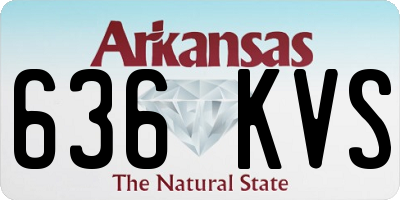 AR license plate 636KVS