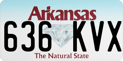 AR license plate 636KVX